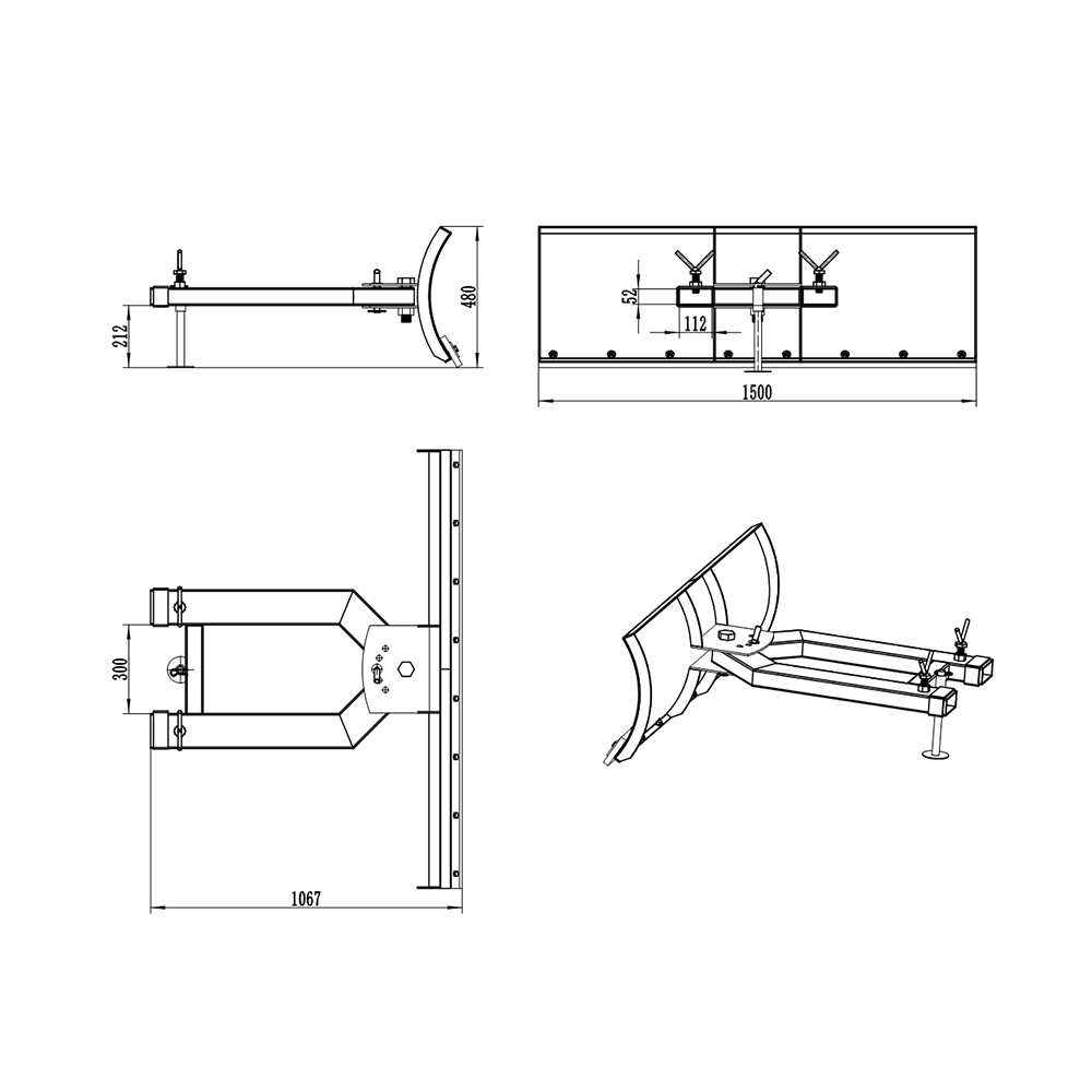 Kar küreme bıçağı details